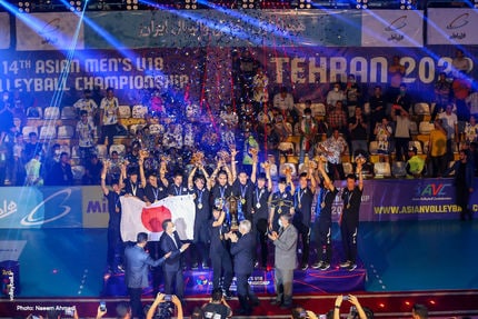 تیم والیبال نوجوانان ژاپن برای سومین بار قهرمان آسیا شد4
