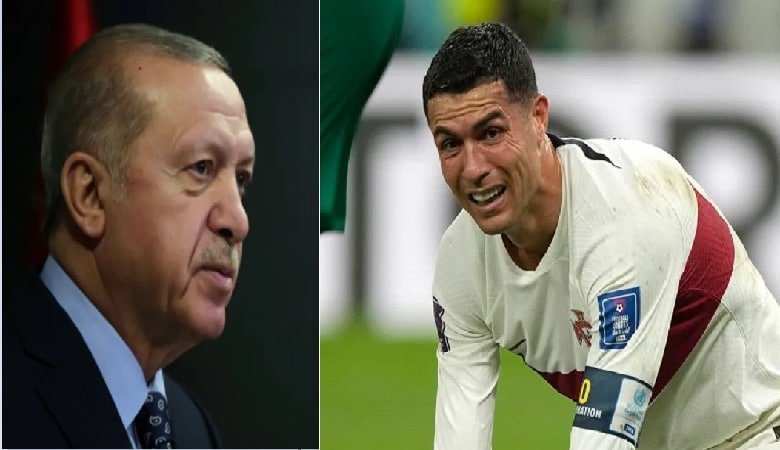 رئیس جمهور ترکیه مدعی شد که نیمکت نشینی کریستیانو رونالدو در جام جهانی ۲۰۲۲ سیاسی بوده است.21