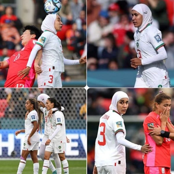 اولین بازیکن با حجاب تاریخ جام جهانی فوتبال زنان2