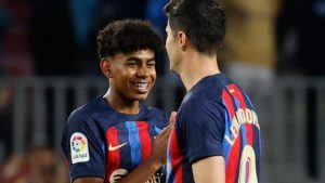 ستاره نوجوان بارسلونا نخستین پاس گل خودش را در لالیگا به ثبت رساند2