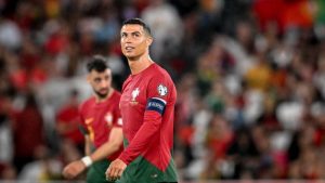 رونالدو برای بیست و یکمین سال پیاپی با پیراهن تیم ملی فوتبال پرتغال گلزنی کرد.2